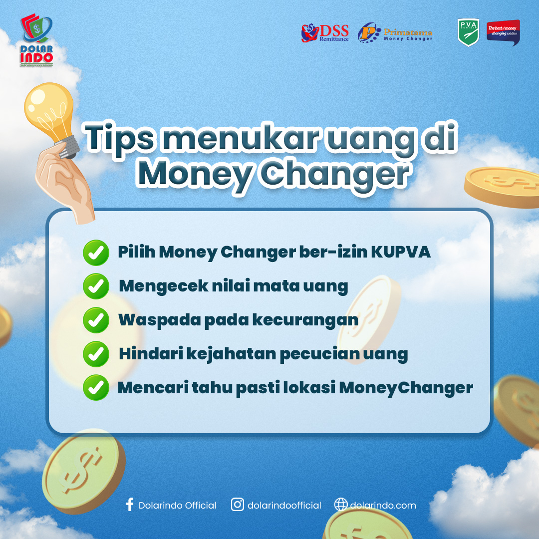 Tips Transaksi Di Money Changer